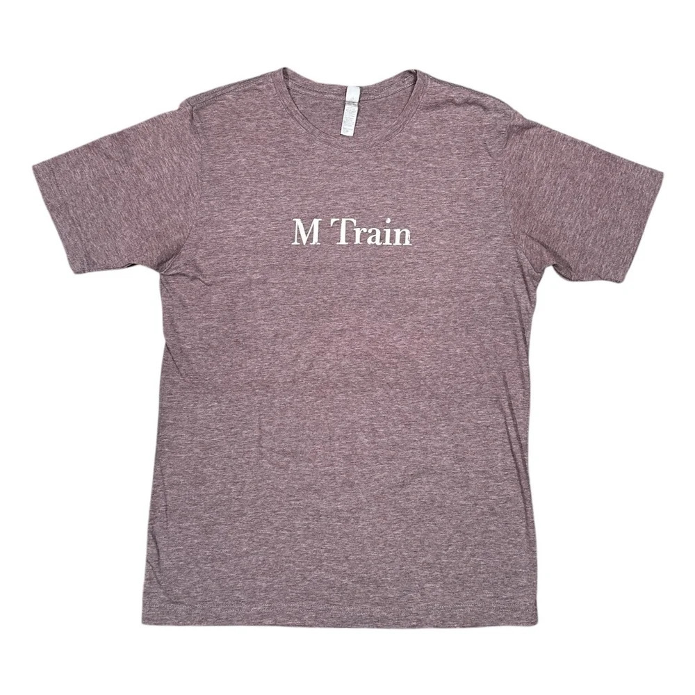 Patti Smith M Train 2015 Book Tour Burgundy T Shirt Mens Medium